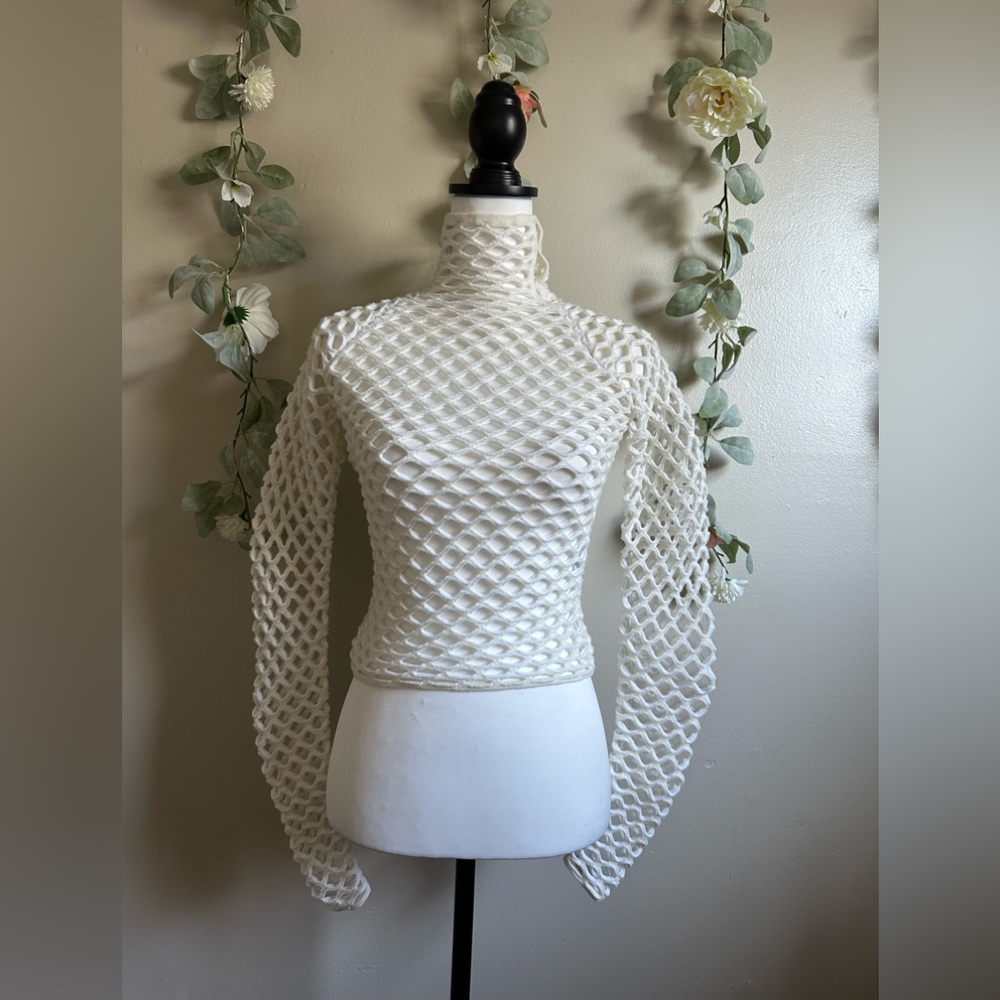 Alaia Cage High-Neck Top - Picture 3 of 9